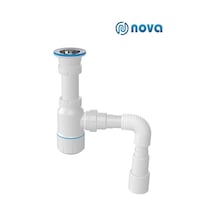 1 Kalite Körüklü Tahliye Taslı Lavabo Evye Sifonu Depolu Lavabo Evye Gider Borusu Diğer