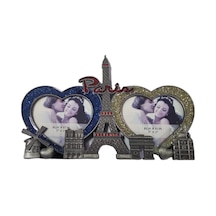 resim çerçevesi metal  paris  2li  8*8 cm