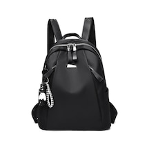 Moda Büyük Kapasiteli Kadın Seyahat Öğrenci Su Geçirmez Sırt Çantası - Siyah