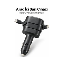 E1 Araç Şarjı - Lisinya Siyah