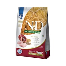N&d Ancestral Grain Kedi Maması, Kuru Mama, Tavuk, Kılçıksız Buğday, Yulaf Ve Narlı, Kısırlaştırılmış, 5 Kg