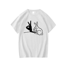 Tarzsokak Beyaz Erkekler En Kaliteli Serin Komik Tasarım Baskı Tshirt Gevşek Yaz T O- Beyaz