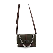 Silver Polo Sp1148 Kadın Çapraz Çanta Fashion Haki-kahve