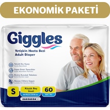 Giggles Yetişkin Bel Bağlamalı Hasta Bezi Small 2 x 30'Lu