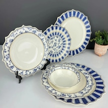 Mien Elizabeth London 24 Parça Florence Yemek Takımı El23a035 Beyaz