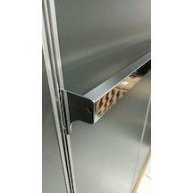 Uzmangrupraf 20X30 Kare Travers 70 Cm - Raf Demiri - Krom Travers - 2'Li