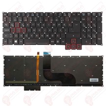 Acer Uyumlu Predator G5-793, G9-793 Klavye Tuş Takımı Tuş Seti Led Işıklı Siyah Türkçe