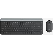 LOGITECH MK470 920-009435 KABLOSUZ KLAVYE MO  SE SETİ-SİYAH