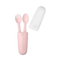 Wee Baby Saklama Kutulu Çatal Kaşık Seti - Pembe
