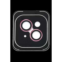 İphone 14 Pvd Metal Kamera Lens - Pembe Diğer