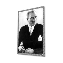 Atatürk Cam Tablo 4mm Dayanıklı Temperli Cam, Atatürk Glass Wall Art277
