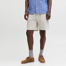 Jack & Jones Erkek Bol Kalip Sweat Sort - Karl - 12277557 - 2 Cloud Dancer
