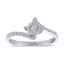 Lova 0,50 Karat Tektaş Görünümlü Pırlanta Yüzük - 1020175