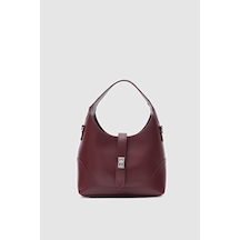 Shule Bags Laya El Ve Çapraz Çanta Bordo Bordo