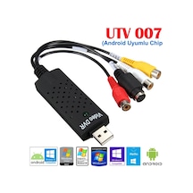 Android Uyumlu UTV007 Chip VHS Hi8 Mini DV  Video DVR Kayıt Kartı