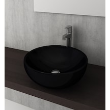 Bocchi Venezia Çanak Lavabo 45 CM Parlak Siyah 1119-005-0125