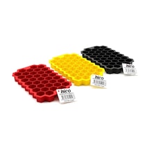 Mini Petek Buz Kalıbı - 38 Bölmeli - Silikon - Renkli Çok Renkli