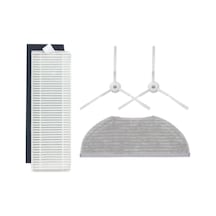 Viomi V3 Max Uyumlu Yedek Hepa Filtre Yan Fırça Mop-4 Parça