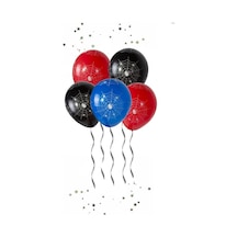 Örümcek Ağ Baskılı Balon 10 Adet Renkli