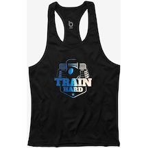 Bluu Trainhardx Fitness Gym Tank Top Sporcu Atleti (532942133)