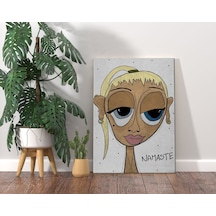 Bk Home The Lazy People Collection Yoga Girl Tasarımlı Kanvas Tablo 70x100cm-1