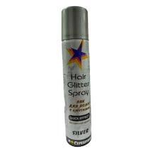 Akat Glitter Renkli Saç ve Vücut Spreyi Silver 75 ML