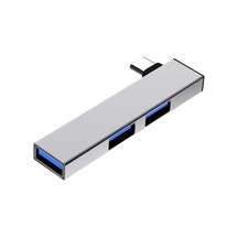 Type C To Usb 3.0 Hub 3 Portlu Çoklayıcı Alüminyum Gri
