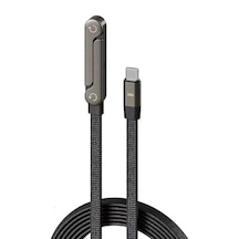 240w Ultra Hızlı Type-c Şarj Data Kablosu Katlanabilir Standlı Ergonomik Tasarım 1.5m Örgülü 240w Ultra Hızlı Type-c Şarj Data Kablosu Katlanabilir Standlı Ergonomik Tasarım 1.5m Örgülü