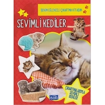 Sevimli Kediler-Benim Eğlenceli Çıkartma Kitabım- Parıltı Yayınları