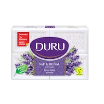 Duru Saf & Doğal Kaynaklı Lavanta 4 Adet Beyaz Kalıp Sabun 600Gr