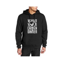 Pubg Pubg Winner Tava Tavuk Baskılı Siyah Erkek Örme Sweatshirt