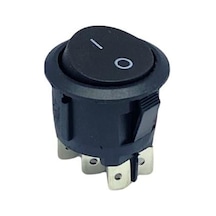 Tuşlu Anahtar Yuvarlak 6 Fiş On-off 6a 250v / 10a 125v Ac 20 Mm