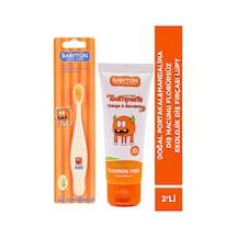 Set Portakal&mandalina Diş Macunu Florürsüz - Ekolojik Diş Fırçası Lupy