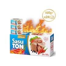 Sasu Blue Acılı Ton Balığı İri Parçalı 24 x 160 G