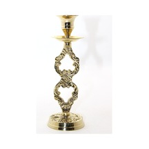 1 Adet Tekli Pirinç Şamdan Dekoratif Mumluk, Masa Üstü 18 Cm Şamdan, Pirinç Candle Holder Brass