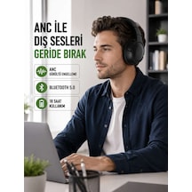 Geniş Frekans Aralıklı Bluetooth Kulak Üstü Kulaklık