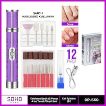 Şarjlı 12 Başlıklı Manikür Seti 69446082