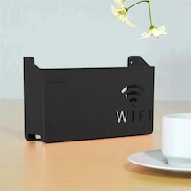Tineke Siyah Wifi Kutusu Duvar Asılabilir Sigorta Ve Modem Saklama Kutusu 25x15x6 Cm Çok Renkli