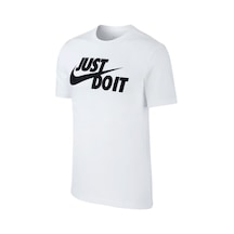 Nike M Nsw Tee Just Do It Swoosh Erkek Beyaz T-Shirt - Ar5006-100 Beyaz