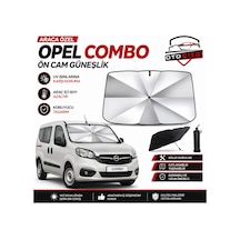 Opel Combo Şemsiye Tip Ön Cam Güneşliği Katlanabilir Uv Korumalı Araç Cam Güneşlik