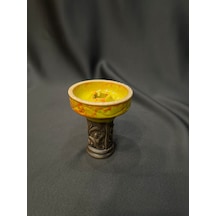 Seramik Sarı Nargile Lülesi