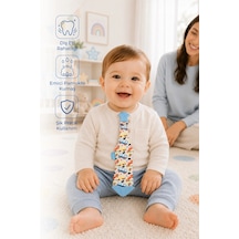 Babyjem Silikon Diş Kaşıyıcı Fular & Kravat Diş Kaşıyıcı Mavi Outlet