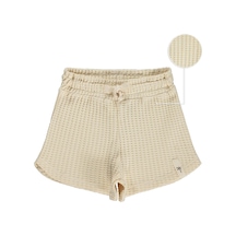 Civil Boys Basic Waffle 2-5 Yaş Şort - Kahverengi Sütlü Kahve