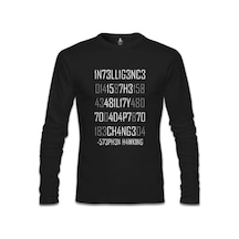 Stephan Hawking - Change Siyah Erkek Sweatshirt