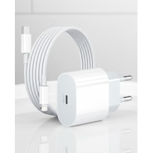 iPhone Uyumlu 12 11 Xr Xs X 8 Plus 7 20w Pd Lightning Hızlı Şarj Adaptörü Renkli
