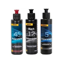 Mirka 45 Agresif Pasta 12 Siyah İnce Ve 5 Hare  Set 250 Ml