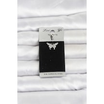 316l Cerrahi Çelik Kelebek Model Göbek Piercing Çok Renkli 54736385