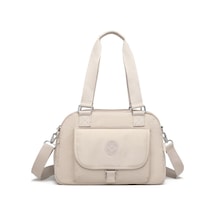 Krinkıl Kumaş Kadın Çantası Smart Bags 1122 Bej