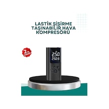 Led Işıklı Dijital Hava Pompası Araba Bisiklet Uyumlu