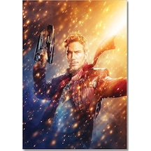 Cakasepetim Star Lord Chris Pratt Ahşap Mdf Tablo